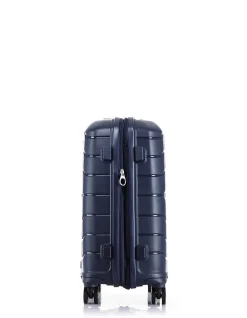 Oc2Lite 55cm Expandable Small Carry-On Suitcase Navy