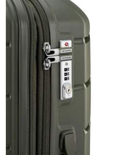 Oc2Lite 81cm Expandable Extra Large Suitcase Olive Green
