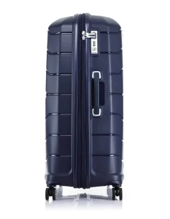 Oc2Lite 81cm Expandable Extra Large Suitcase Navy