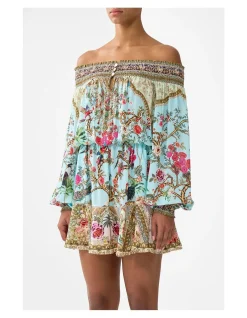 OFF SHOULDER SHORT DRESS