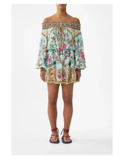 OFF SHOULDER SHORT DRESS