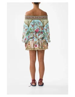 OFF SHOULDER SHORT DRESS