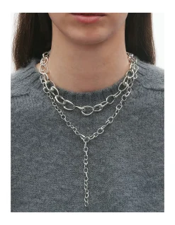 OFFSPRING LINK NECKLACE SILVER