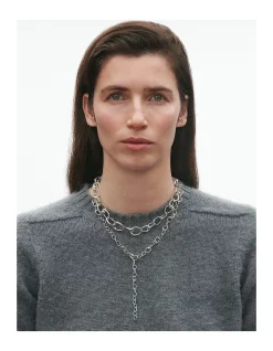 OFFSPRING LINK NECKLACE SILVER