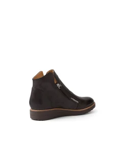 Olise Twin Zip Low Wedge Ankle Boots