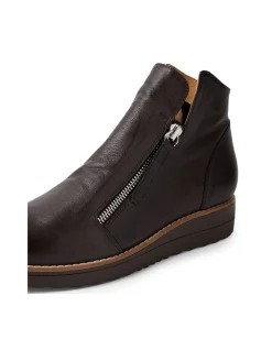 Olise Twin Zip Low Wedge Ankle Boots