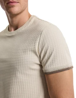 OMBRE CUFF JACQUARD T-SHIRT