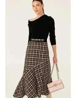 ONYX MIDI SKIRT