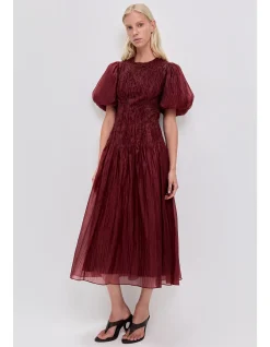 Ophelia Lace Midi Dress
