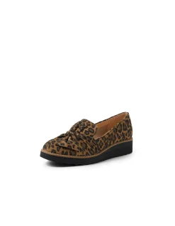 OPITTO CAMEL LEOPARD SUEDE