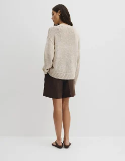 Organically Grown Cotton Tape Yarn Sweater