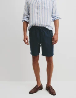 Organically Grown Linen Drawcord Short
