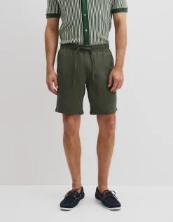 Organically Grown Linen Drawcord Short