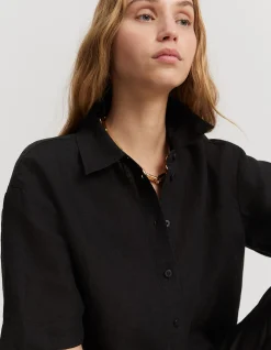 Organically Grown Linen Short Sleeve Shirt