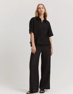Organically Grown Linen Short Sleeve Shirt