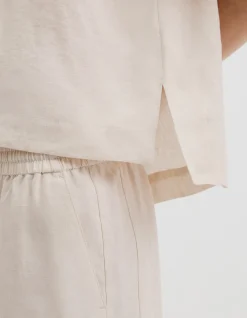 Organically Grown Linen Short Sleeve Shirt