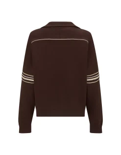 ORGANIC MOTLEY JERSEY - ESPRESSO