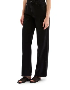 Organic Relaxed High Rise Wide Leg Jean