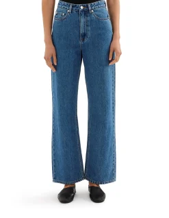 Organic Relaxed High Rise Wide Leg Jean
