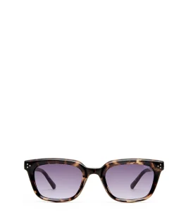 ORIANE CHARCOAL TORT D-FRAME SUNGLASSES