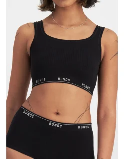 ORIGINALS VISCOSE BAMBOO RIB CROP