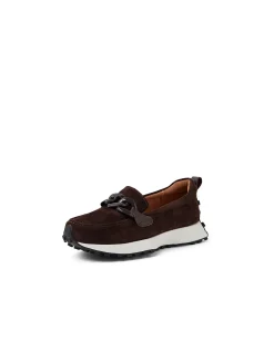 Orion Chain Detail Suede Loafers