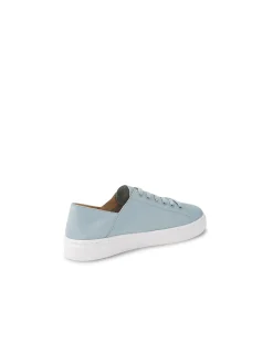 OSKHER Light Leather Lace Up Sneakers