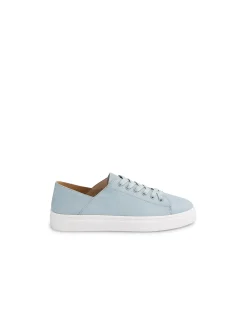 OSKHER Light Leather Lace Up Sneakers