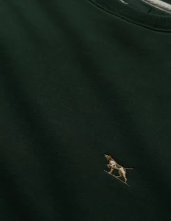 OTAGO CREW NECK SWEAT - FOREST