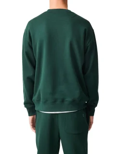 OTAGO CREW NECK SWEAT - FOREST