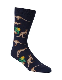 OUTBACK ROO CREW BAMBOO SOCK