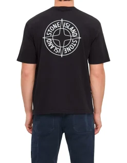OUTLINE COMPASS' PRINT T-SHIRT