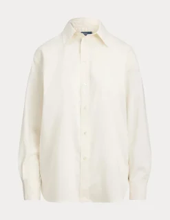 OVERSIZE FIT COTTON TWILL SHIRT