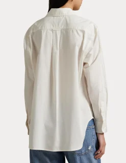 OVERSIZE FIT COTTON TWILL SHIRT