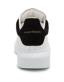 Oversized Leather Sneaker With Suede Heel Counter