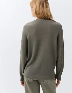 OVERSIZED COTTON BLEND KNIT
