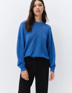 OVERSIZED COTTON BLEND KNIT