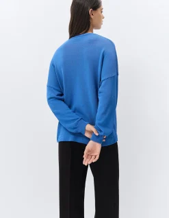 OVERSIZED COTTON BLEND KNIT