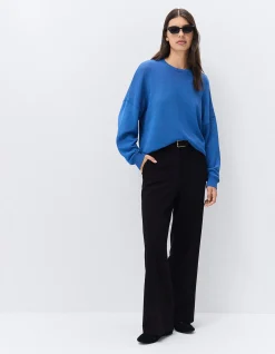OVERSIZED COTTON BLEND KNIT