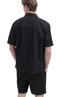 OVERSIZED DENIM S/S SHIRT