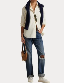 OVERSIZE FIT COTTON OXFORD SHIRT
