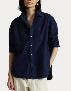 OVERSIZE FIT COTTON OXFORD SHIRT