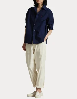OVERSIZE FIT COTTON OXFORD SHIRT