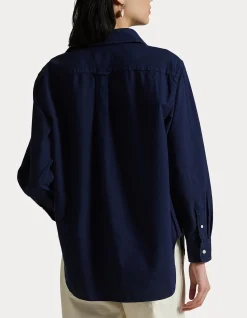 OVERSIZE FIT COTTON OXFORD SHIRT