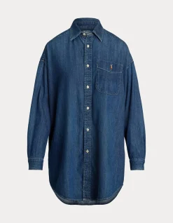 OVERSIZE FIT DENIM SHIRT