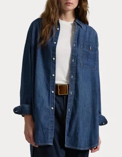 OVERSIZE FIT DENIM SHIRT
