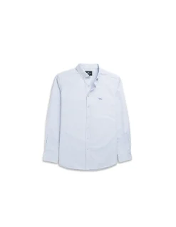 Oxford Crossing Long Sleeve Sports Fit Shirt - Powder Blue