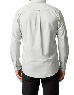 Oxford Long Sleeve Sports Fit Shirt- Thyme