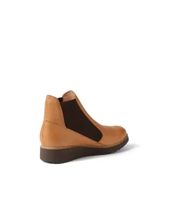 Ozeke Leather Elastic Panel Chelsea Boots