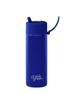 20oz Stainless Steel Ceramic Bottle BlueCarbon with Flip Lid